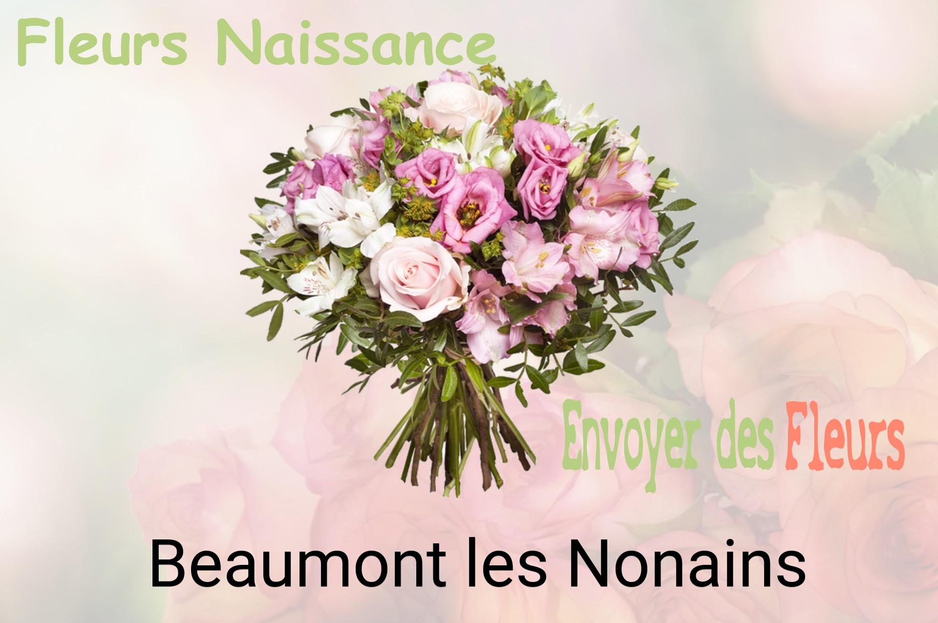Bouquet de fleurs de naissance livré à Beaumont-les-Nonains